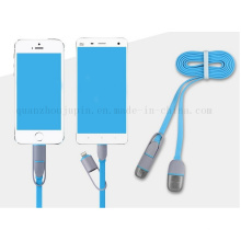 Câble micro USB pour chargeur iPhone Android Long OEM 2-en-1